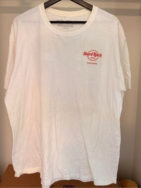 Barcelona, Spain Sagrada Família Hard Rock Cafe White Tee